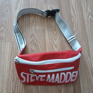 Steve Madden Red Waist Bag